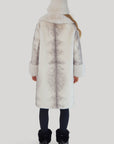Faux Mink Fur Coat