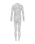 Toile de Jouy Base Layer Set - Blue