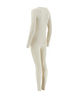 Ribbed Base Layer Set - Cream