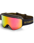 Celestial Goggles: Black Strap / Gray Pink Lens