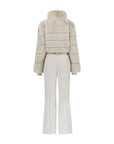 Altitude Faux Fur Ski Suit - Crème