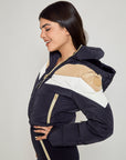 Chevron Ski Suit - Black