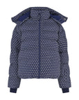 Apricity Oversized Ski Jacket - Navy / White