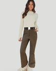 Apricity Ski Pants - Chocolate / Gold