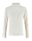 Diamond Fleece Mid Layer - Off White
