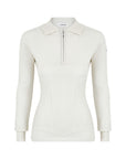 Contour Merino Mid Layer Top - Cream