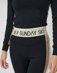Racer Stripe Base Layer Set - Black