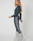 Racer Stripe Base Layer Set - Anthracite