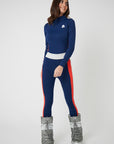 Racer Stripe Base Layer Set - Navy