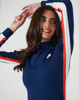 Racer Stripe Base Layer Set - Navy