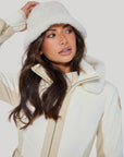 Mink Faux Fur Bucket Hat - White