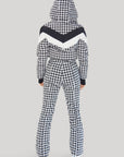Chevron Ski Suit - Houndstooth