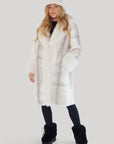 Faux Mink Fur Coat
