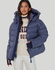 Apricity Oversized Ski Jacket - Navy / White