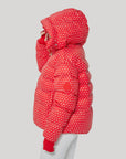 Apricity Oversized Ski Jacket - Red / White