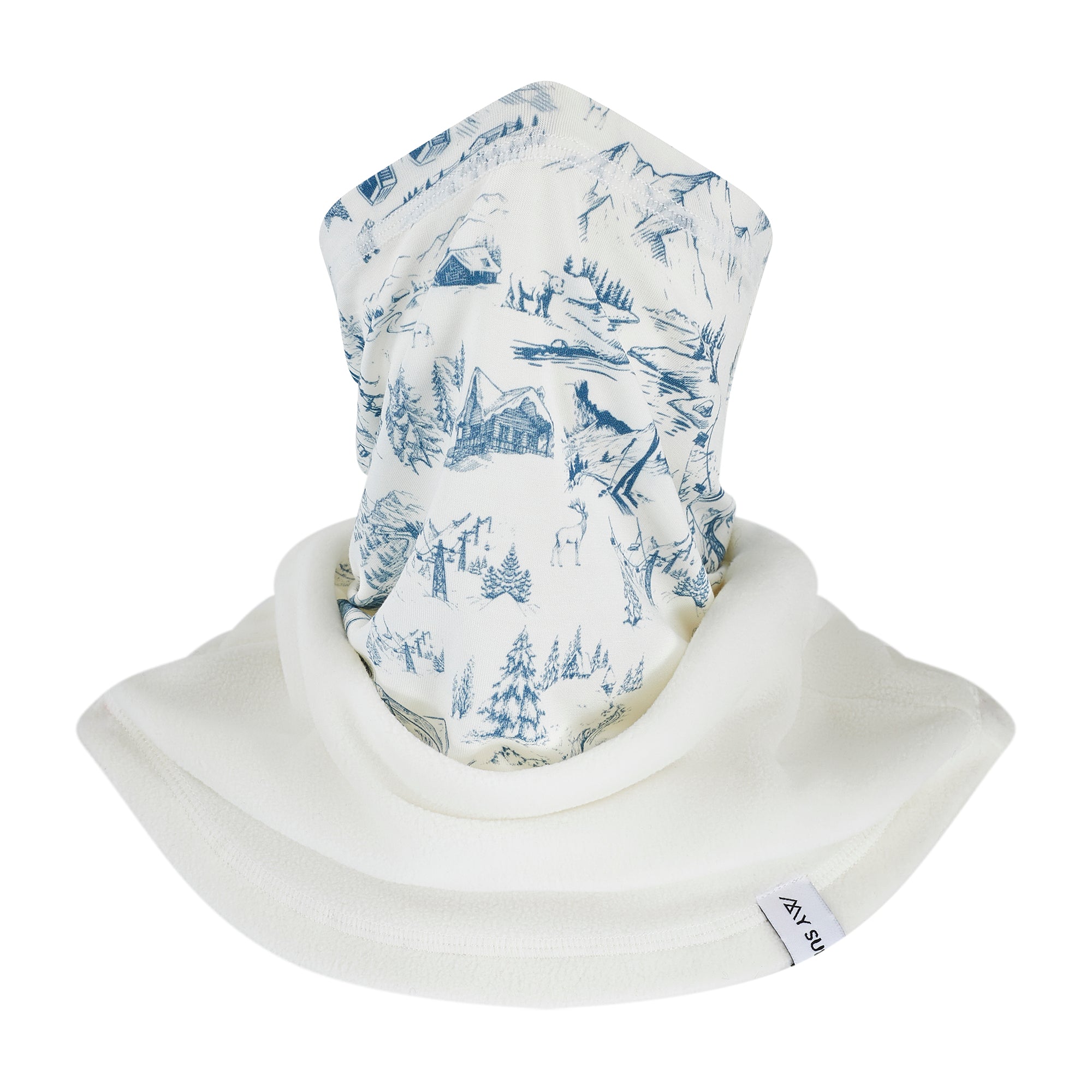 Face &amp; Neck Gaiter - Toile de Jouy