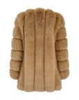 Faux Fox Fur Coat