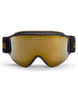 Celestial Goggles: Black Strap / Gray Gold Lens