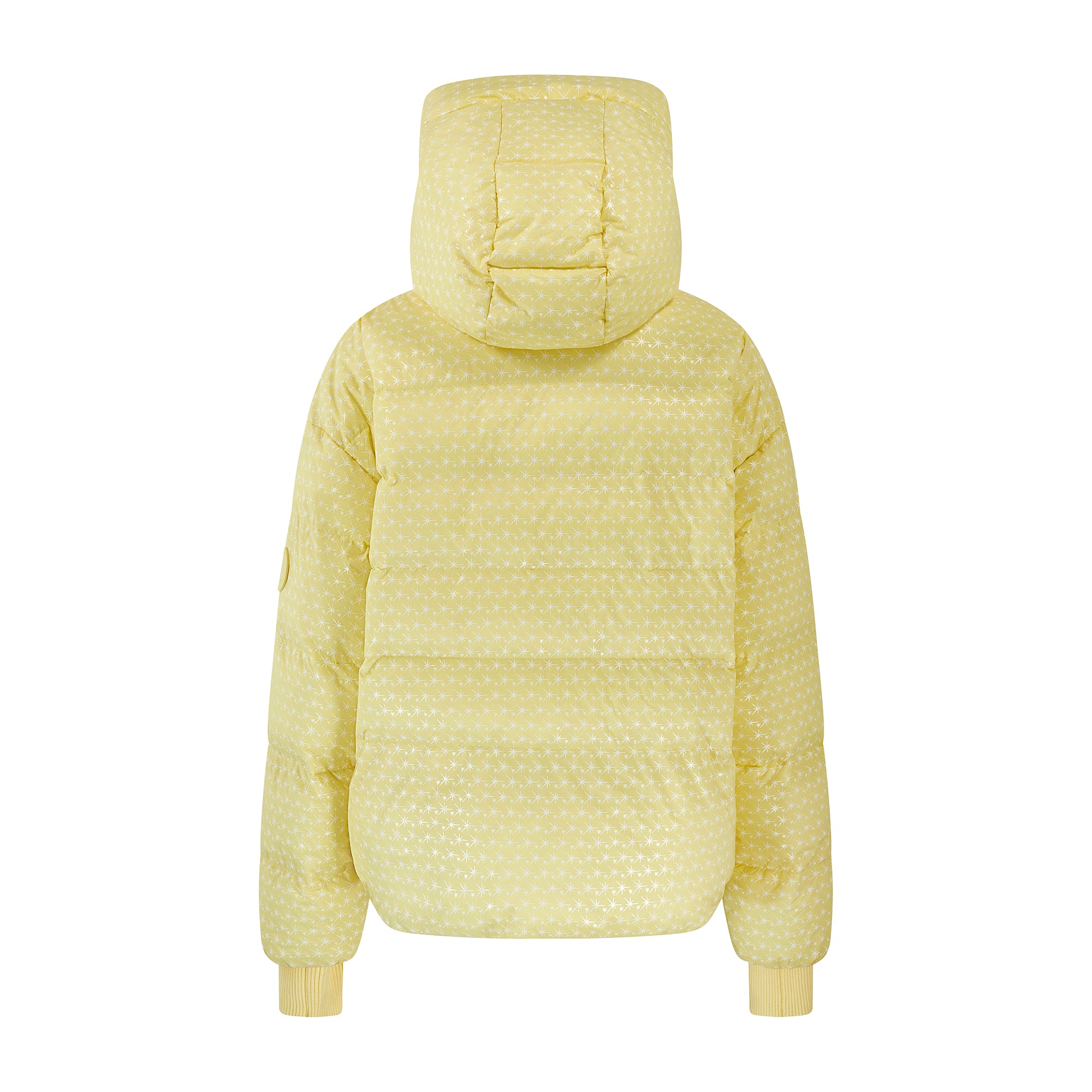 Apricity Oversized Ski Jacket - Yellow / White