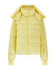 Apricity Oversized Ski Jacket - Yellow / White