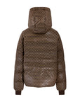 Apricity Oversized Ski Jacket - Chocolate / Gold
