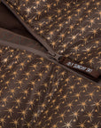 Apricity Oversized Ski Jacket - Chocolate / Gold
