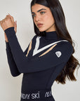 Chevron Base Layer Set - Black