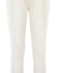 Slalom Ski Pants - Snow Sparkle White