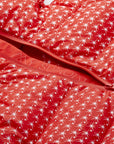 Apricity Oversized Ski Jacket - Red / White