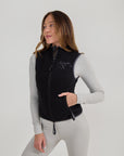 Teddy Gilet - Black / Grey