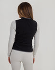 Teddy Gilet - Black / Grey