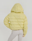 Apricity Oversized Ski Jacket - Yellow / White