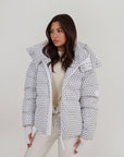 Apricity Oversized Ski Jacket - White / Navy
