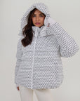 Apricity Oversized Ski Jacket - White / Navy