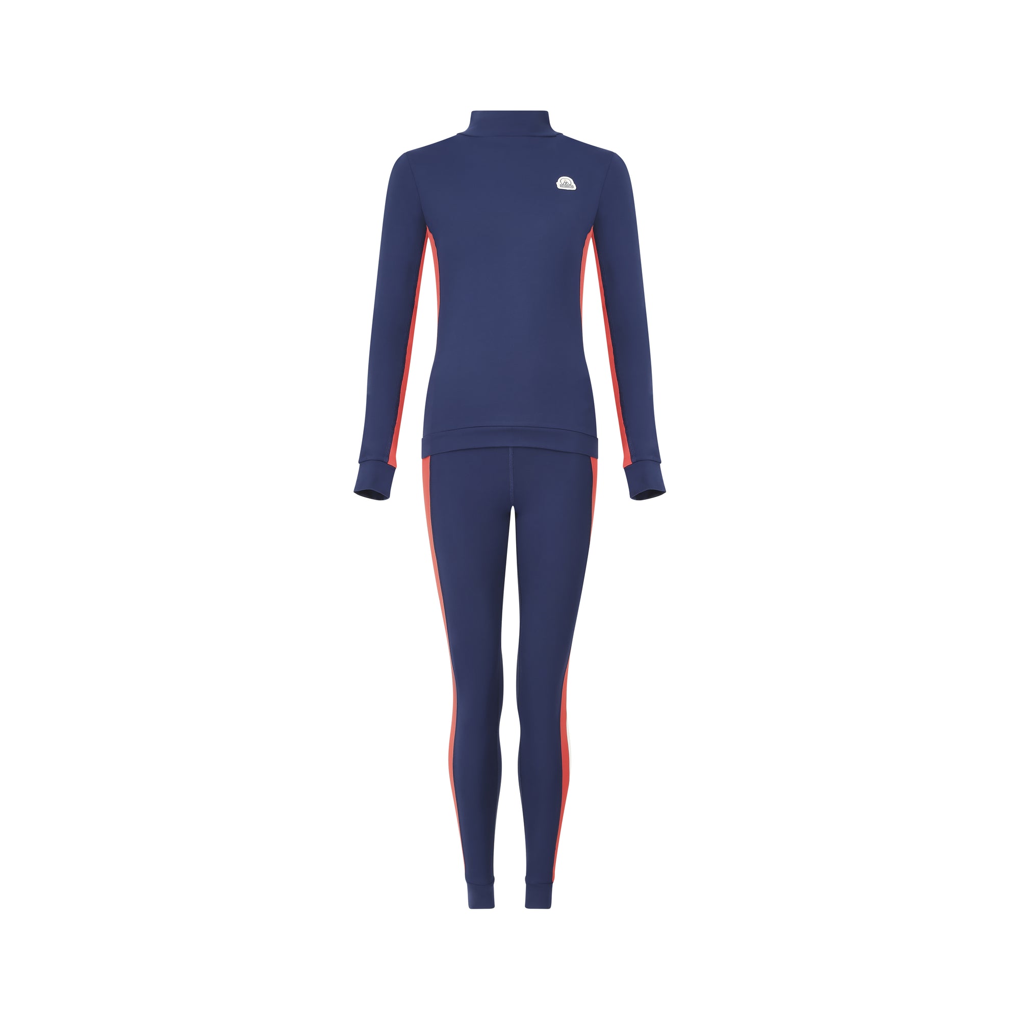 Racer Stripe Base Layer Set - Navy