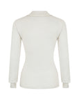 Contour Merino Mid Layer Top - Cream