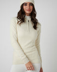 Cashmere Cable Beanie - Cream