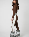 Racer Stripe Base Layer Set - Chocolate