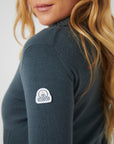 Contour Merino Mid Layer Top - Anthracite