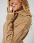 Cashmere Romper - Salted Caramel